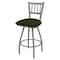 Holland Bar Stool Co 30" Swivel Bar Stool, Nickel Finish, Canter Pine Seat X810 - alternate 1